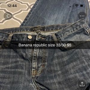 Banana Republic size 33 jeans